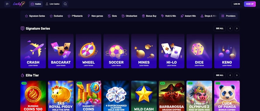 Lucky7even Casino